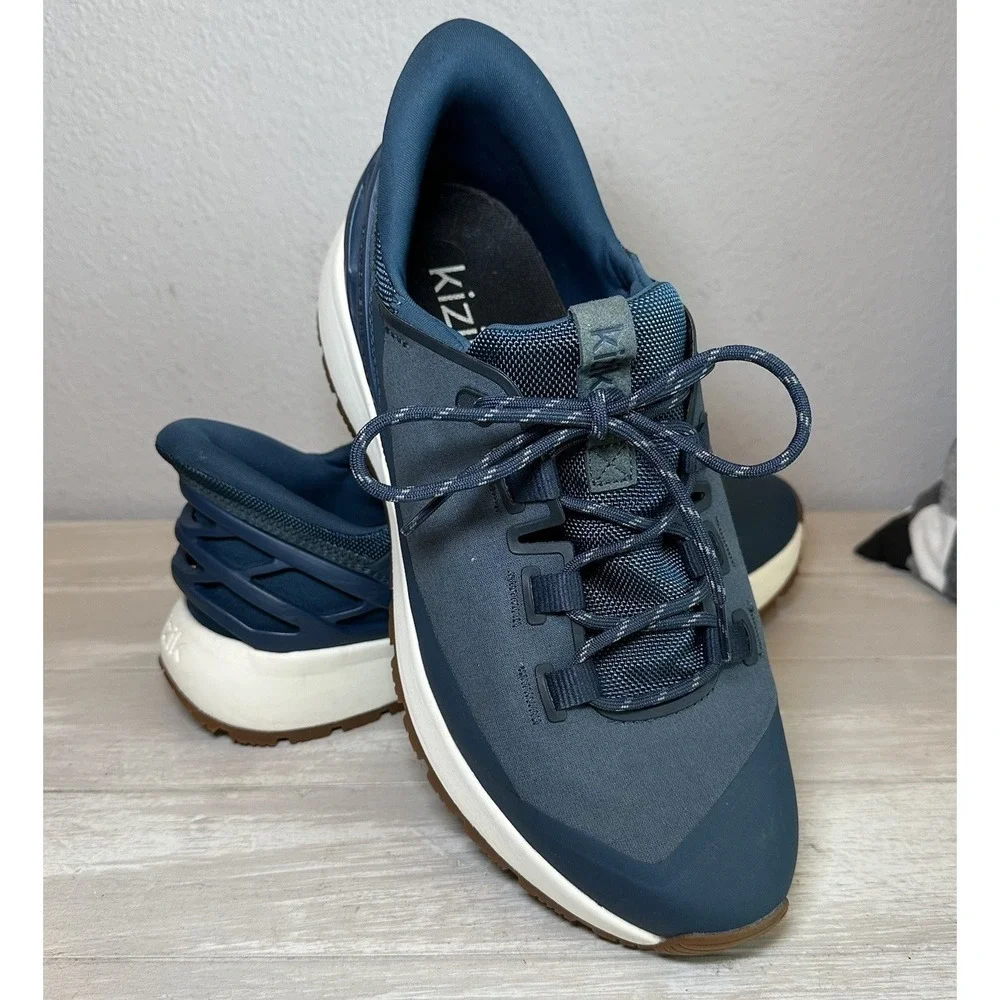 Kizik‎ Wasatch Tidepool Shoe Men's 10.5 Women's 12 Blue Walking Easy On Comfort